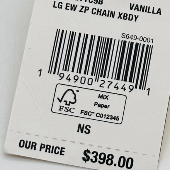 MICHAEL KORS LARGE EW ZIP CHAIN CROSSBODY BAG & JET SET TRAVEL MD ZA CARD CASE - Picture 11 of 11